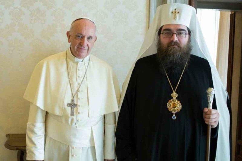 Pope Francis meets with Metropolitan Ratislav