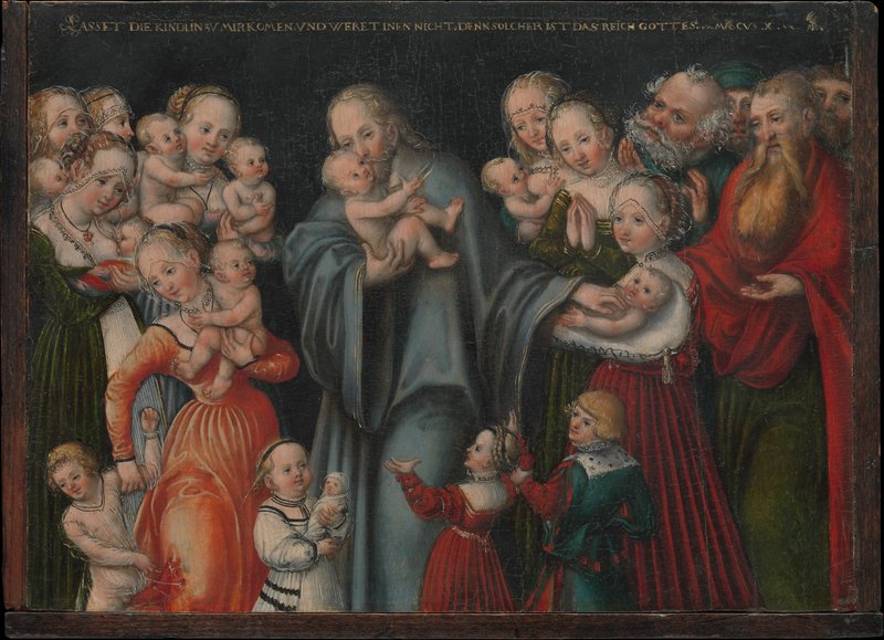 “Christ Blessing the Children,” by Lucas Cranach the Younger (1515-1586). (Metropolitan Museum of Art)