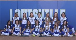 Louisville girls' softball team. (PHOTO COURTESY LOUISVILLE HIGH SCHOOL)