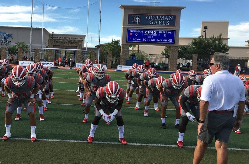 Mater Dei football (PHOTO COURTESY MDFOOTBALL TWITTER)