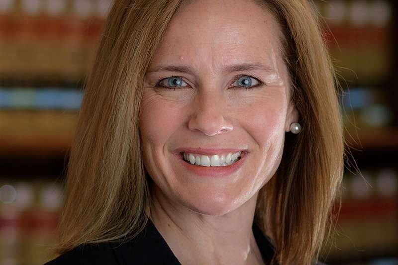 Judge Amy Coney Barrett. Credit: University of Notre Dame