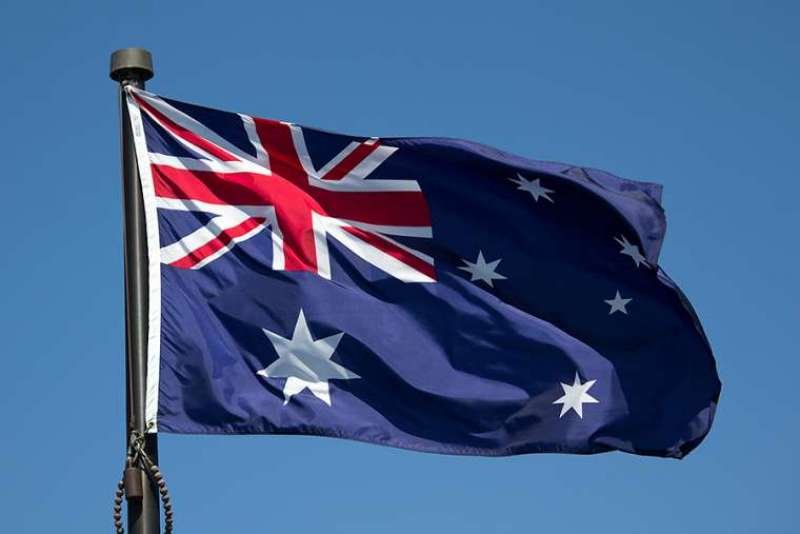 The flag of Australia. Credit: Rob Wilson/Shutterstock.
