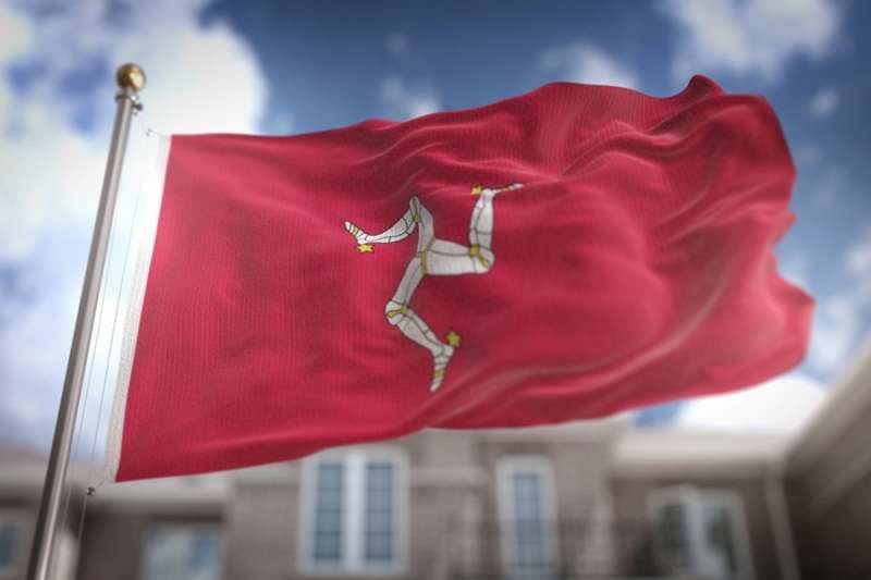 The flag of the Isle of Man. Credit: Natanael Ginting/Shutterstock.