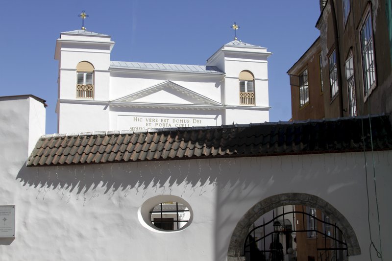 The Cathedral of Sts. Peter and Paul is seen May 31 in the historic area of Tallinn