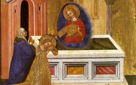 Eutychia and Lucy at the Tomb of Saint Agatha