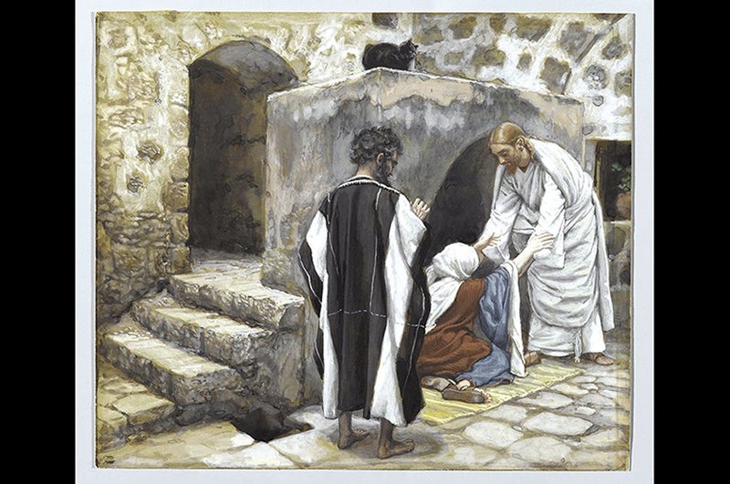 "The Healing of Peter's Mother-in-Law," James Tissot.