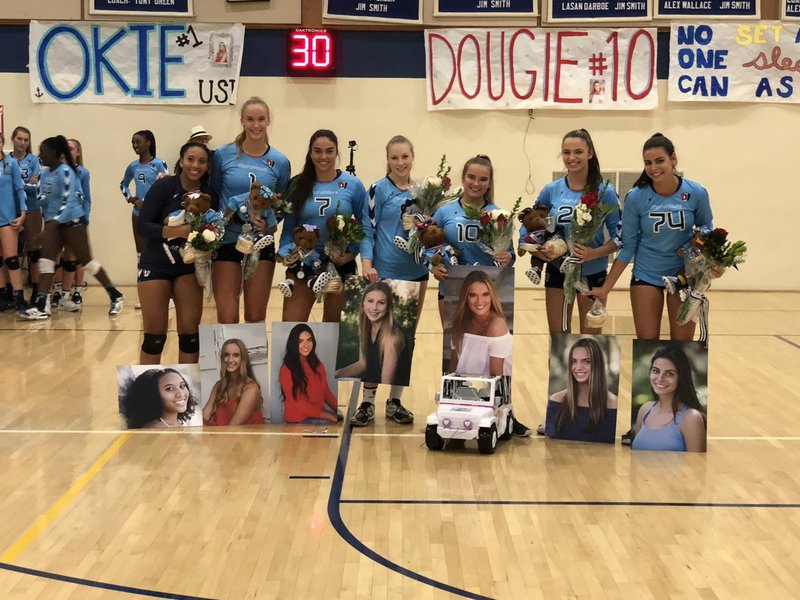 Senior night at Marymount High School