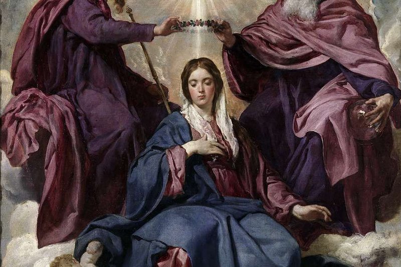 Mary. By Diego Velazquez. Public Domain.