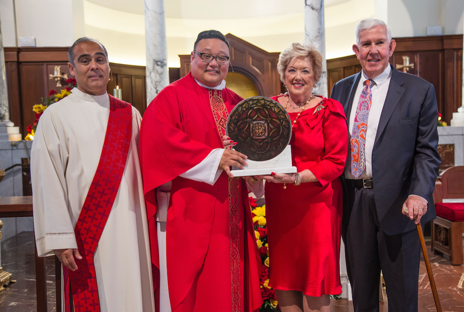 L-R: Deacon Paul Pesquiera