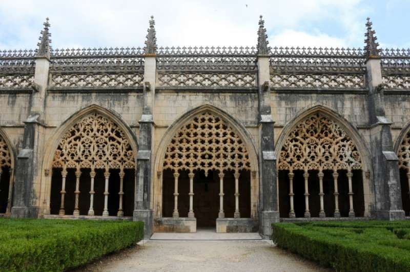 The cloister of Batalha Monastery in Portugal. Credit: Kate Veik/CNA.