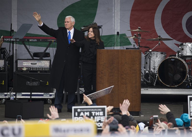 Vice President Mike Pence and his wife