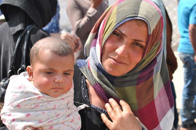 Refugee from Mosul. Credit: Lena Ha/Shutterstock.