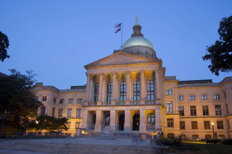 Georgia State Capitol Building. Credit: Rob Wilson / Shutterstock.