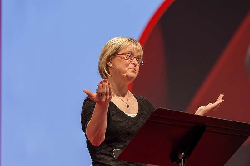 Karen Gaffney speaks at TedX Portland.