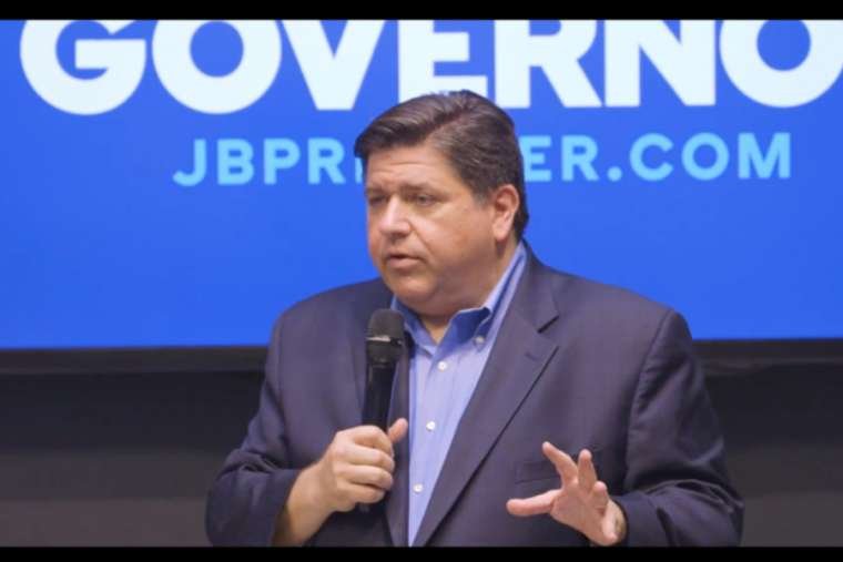 J.B. Pritzker at Chi Hack Night on July 12