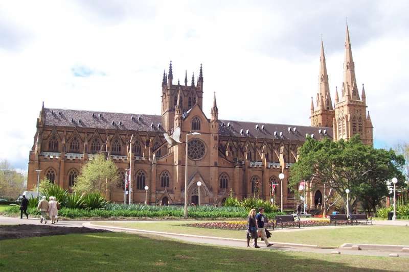 St. Mary's Cathedral in Sydney. Credit: Neil Willsey via Flickr (C BY-SA 2.0).