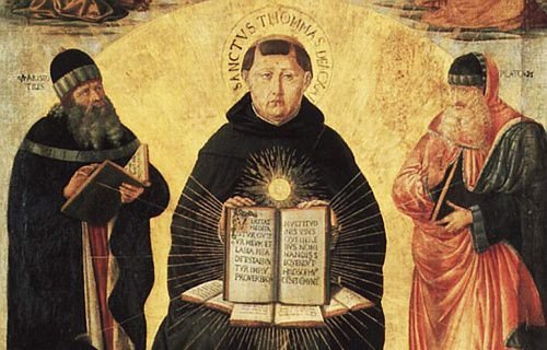 Benozzo Gozzoli's "The Glory of St. Thomas Aquinas" (1471).