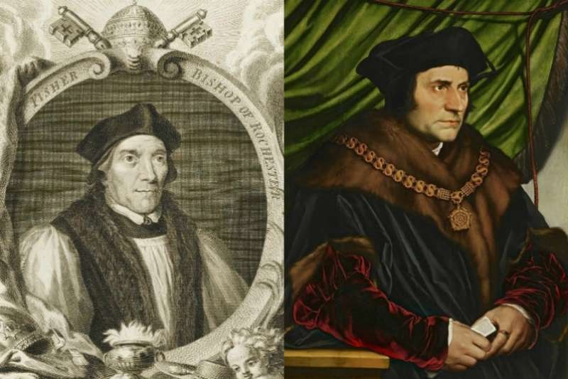 Details from St John Fisher by Jacobus Houbraken (c. 1760)