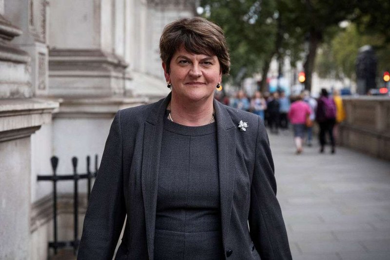 Arlene Foster. (Dan Kitwood/Getty Images via CNA)