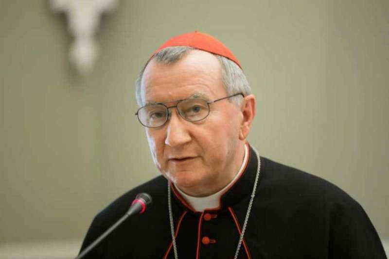 Secretary of State of the Holy See Cardinal Pietro Parolin during his official visit to Kiev, 2017. (Shutterstock)
