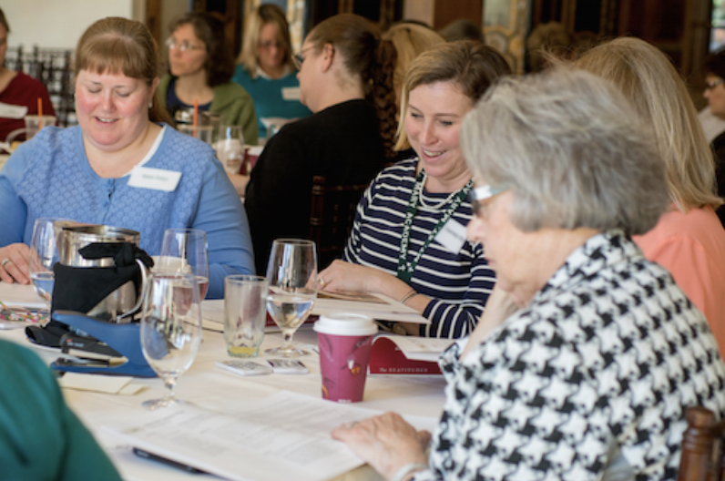 Teachers participate in one of Sophia Institute's day-long professional development programs. (COURTESY SOPHIAINSTITUTEFORTEACHERS.ORG)