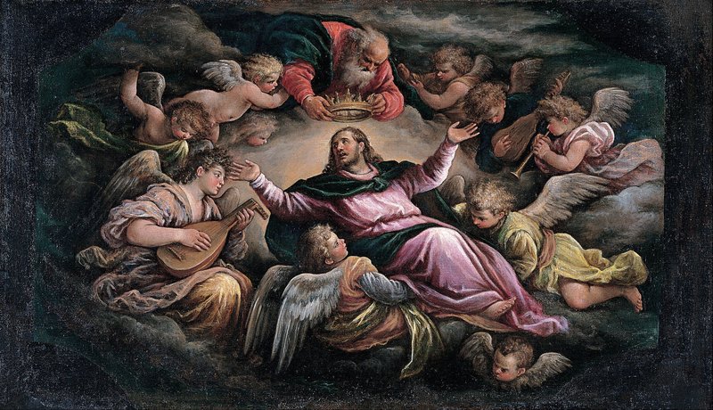 “Christ in Glory,” by Francesco Bassano the Younger, Italian (1549-1592).