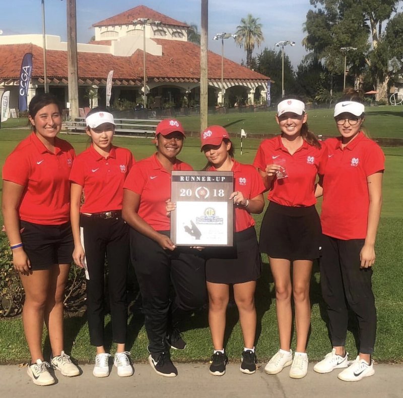 Mater Dei's golf team. (PHOTO COURTESY MATER DEI ATHLETICS TWITTER)