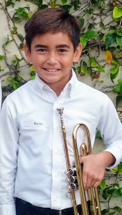 A member of the Beginning Band program. (PHOTO COURTESY NOTRE DAME HIGH SCHOOL)
