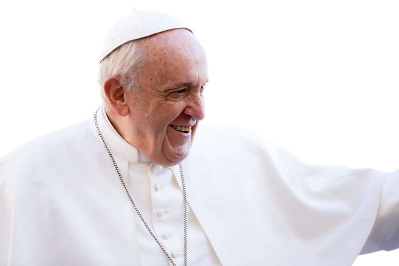 Pope Francis at the general audience March 14