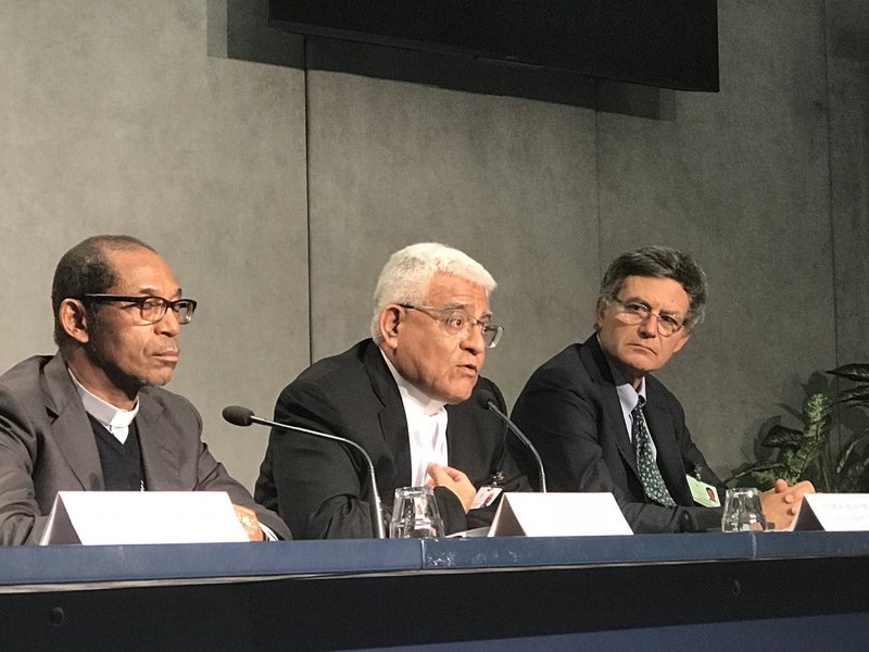 Thursday synod briefing. (Vatican News)