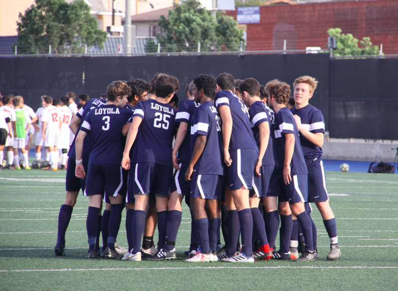 Loyola High School boys' soccer team (PHOTO COURTESY LOYOLA HS)