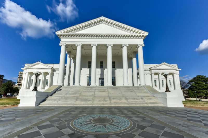 Virginia State Capitol. Via Shutterstock.