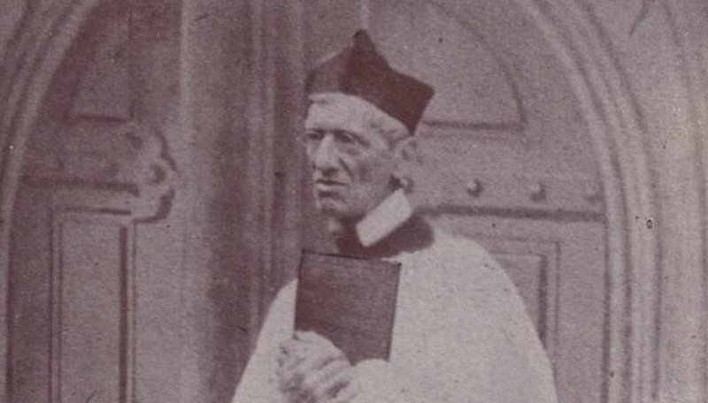 Cardinal John Henry Newman is pictured in a 1860 or 1861 photo provided by the Fathers of the Birmingham Oratory. (Courtesy of Fathers of the Birmingham Oratory via Catholic News Service)