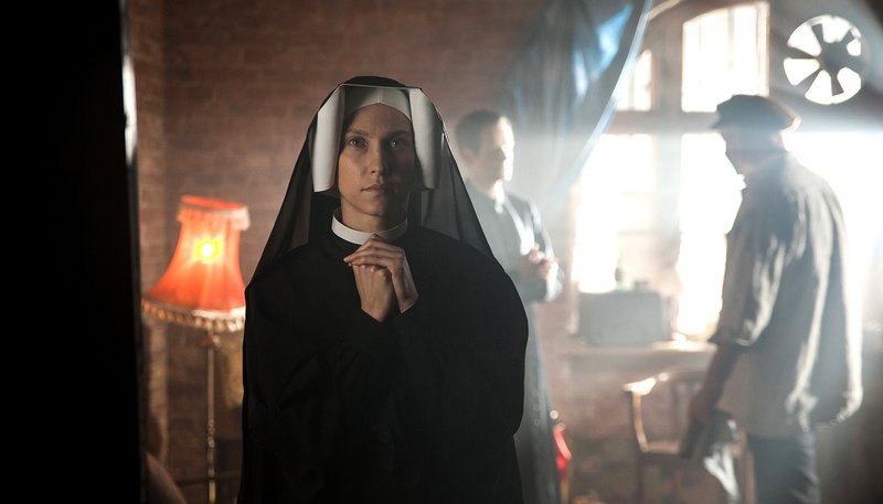 Kamila Kaminska stars in a scene from the movie "Love and Mercy: Faustina." The new film on the life of St. Faustina Kowalski, the Polish nun whose visions of Jesus led to the Divine Mercy devotion, will have a one-night-only showing Oct. 28, 2019, at about 700 screens across the United States. (CNS photo/courtesy of Kondrat-Media)