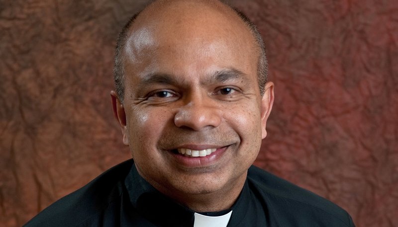Father Mathew Vellankal, pastor of St. Bonaventure Catholic Church in Concord, Calif., was killed Oct. 10, 2019, in a car crash in Colusa County, along with Archbishop Dominic Jala of the Archdiocese of Shillong, India, who also was apostolic administrator of Nongstoin. Father Vellankal is pictured in an Oct. 20, 2011, photo. (CNS photo/Diocese of Oakland)