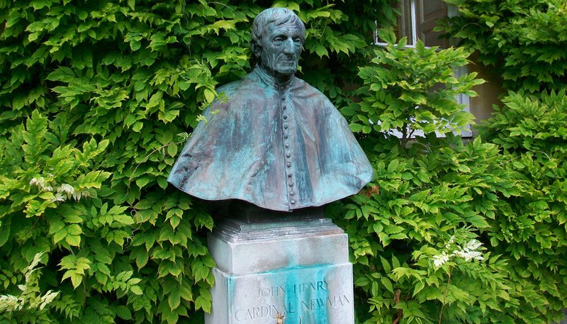 Bust of Cardinal Newman, Trinity College, Oxford. (Wikimedia Commons)