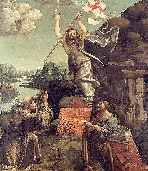 "The Resurrection of Christ with the Saint Leonard of Noblac and Lucia." (WIKIMEDIA COMMONS)