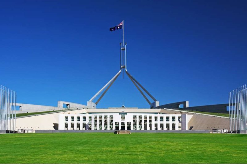 Parliament House, Canberra, Australia. (Dan Breckwoldt/Shutterstock via CNA)