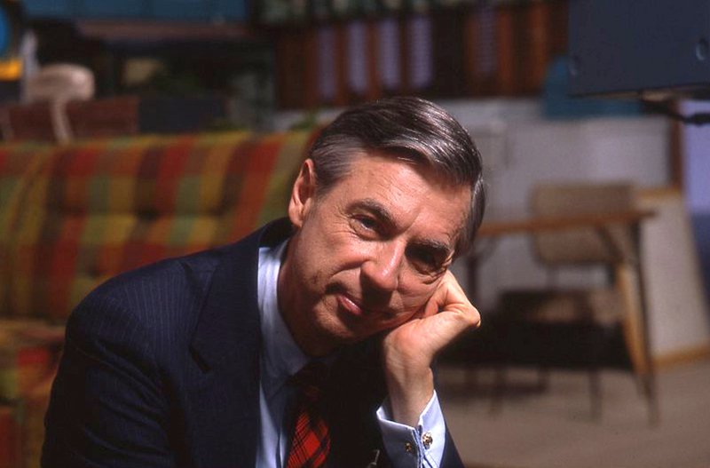 Fred Rogers, the much-loved children's television figure, who died in 2003, is pictured in a photograph from the documentary "Won't You Be My Neighbor?" (CNS photo/Jim Judkis, Focus Features)