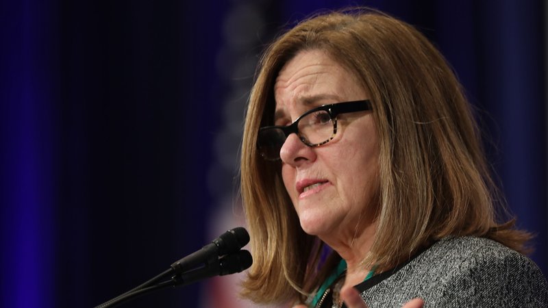 Anna Marie Gallagher, executive director of the Catholic Legal Immigration Network, known as CLINIC, speaks during the fall general assembly of the U.S. Conference of Catholic Bishops in Baltimore Nov. 13, 2019. (CNS photo/Bob Roller)