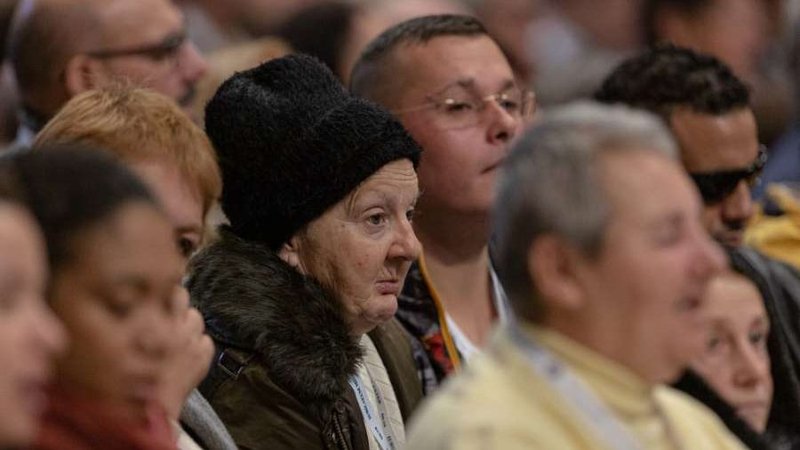 Mass for the World Day of the Poor in St. Peter's Basilica. (Daniel Ibanez/CNA)