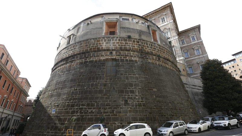 The tower of the Institute for the Works of Religion, often referred to as the Vatican bank, is pictured Oct. 2, 2019. The Vatican said in a statement Nov. 27 that the Pope Francis had named Carmelo Barbagallo as the new head of the watchdog Financial Intelligence Authority, known by the Italian acronym AIF. (CNS photo/Paul Haring)