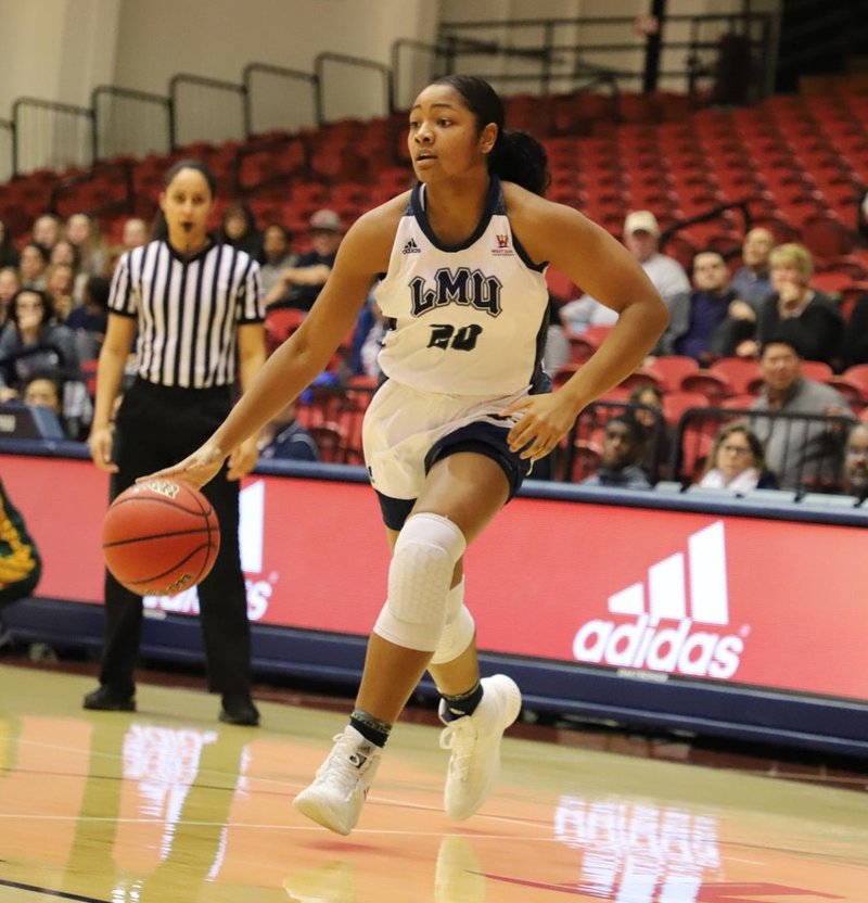 Jasmine Jones scored 20 points to lead LMU in its season-opening exhibition win over Point Loma Nov. 2. (LMU Athletics)
