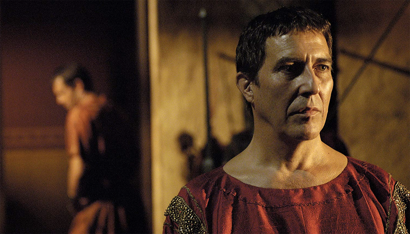 Ciarán Hinds as Julius Caesar in season one of HBO's "Rome." (IMDB)