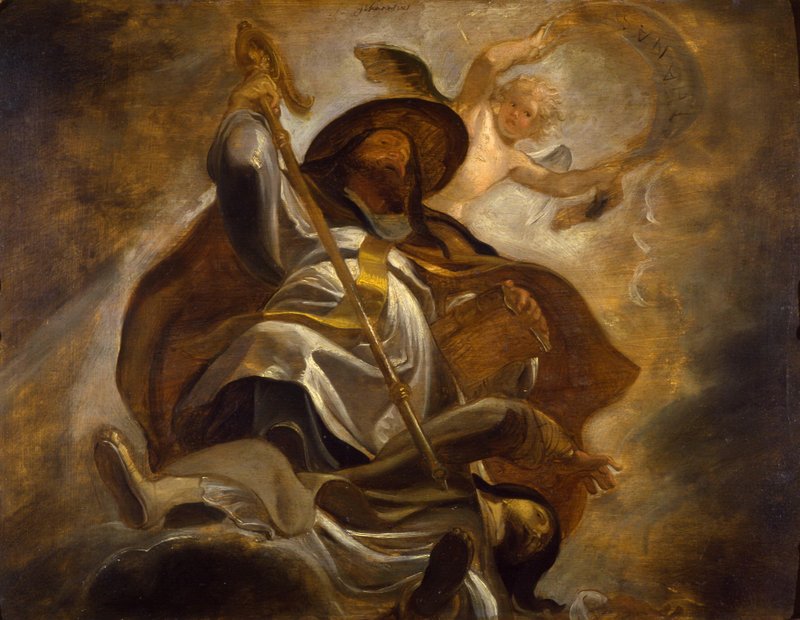 "St. Athanasius overcoming Arius," 1620, by Peter Paul Rubens. (Wikimedia Commons)