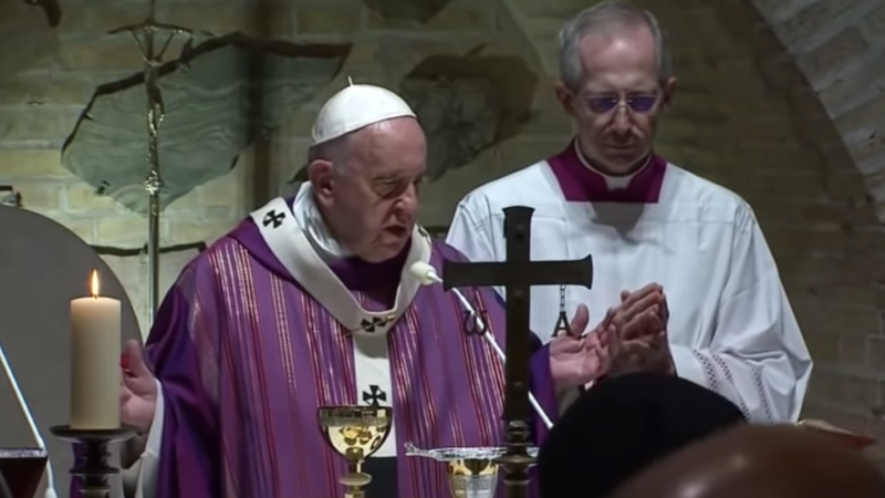 (Screenshot via Vatican Media)