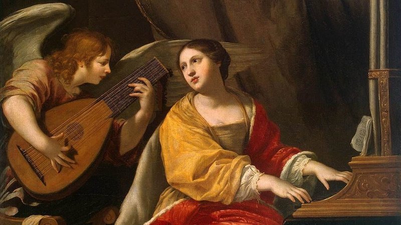 "St Cecilia," Jacques Blanchard. (Wikimedia Commons)