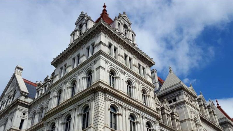 New York state capitol, Albany. (Nina Alizada/Shutterstock via CNA)