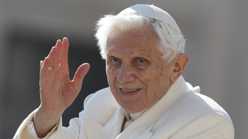 Pope Benedict XVI waves as he leaves his final general audience in St. Peter's Square at the Vatican in this Feb. 27, 2013, file photo. (CNS photo/Paul Haring)