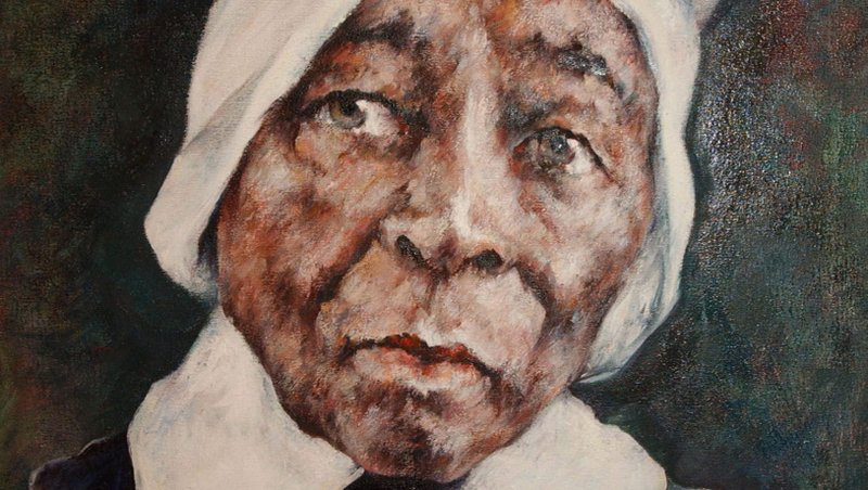A painting depicts Mother Mary Elizabeth Lange, founder of the Oblate Sisters of Providence, the first Catholic order of African American nuns, who work largely in the Baltimore area. Vatican officials are moving ahead with Mother Lange's sainthood cause, Baltimore Archbishop William E. Lori said Dec. 5, 2019, in Rome. (CNS photo/courtesy of the Catholic Review)